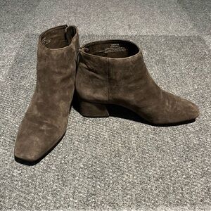 Karl Lagerfeld Paris Women’s Hayden Ankle Bootie with Asymmetrical Heel